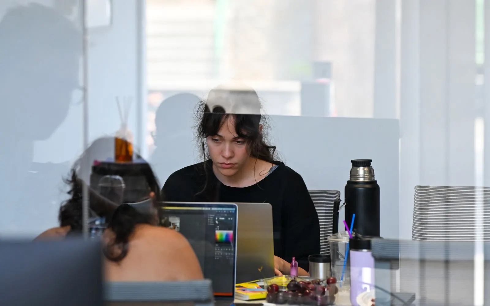 The STUDIO COMMUNICATIONS team at work on client branding in the Limassol studio.